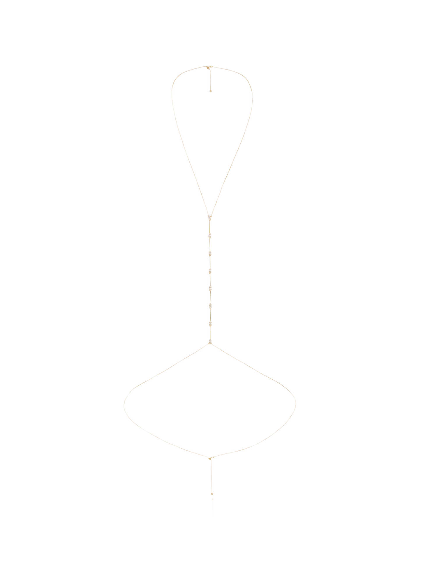 Hera Diamond Cascade Bodychain - Nisi Jewelry - Delux Jewels Luxury jewelry Fine jewelry Designer jewelry High-end jewelry Premium jewelry Elegant jewelry Diamond rings Gold necklaces Gemstone earrings Luxury bracelets Statement jewelry Wedding bands Engagement rings Custom jewelry Buy luxury jewelry online Affordable luxury jewelry Handmade fine jewelry Jewelry for gifts Unique jewelry pieces Jewelry store online