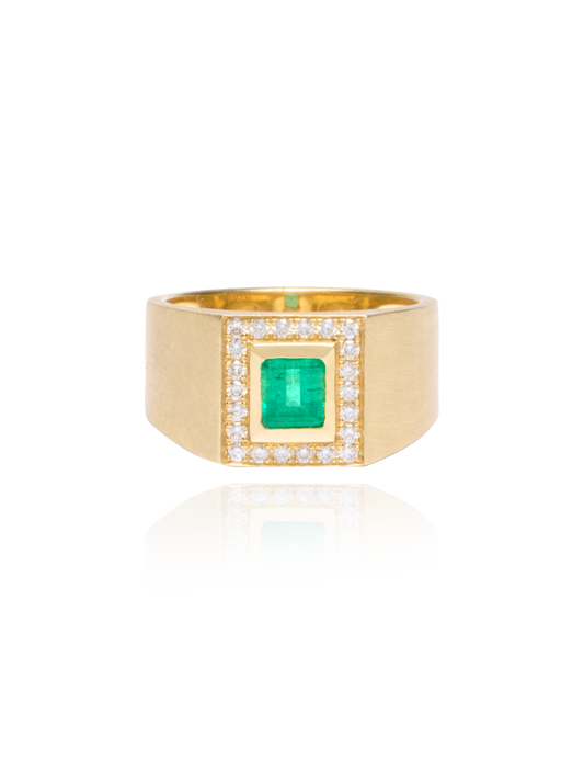 Emerald Pinky Ring - Nisi Jewelry - Delux Jewels  Luxury jewelry  Fine jewelry  Designer jewelry  High-end jewelry  Premium jewelry  Elegant jewelry Diamond rings  Gold necklaces  Gemstone earrings  Luxury bracelets  Statement jewelry  Wedding bands  Engagement rings  Custom jewelry Buy luxury jewelry online  Affordable luxury jewelry  Handmade fine jewelry  Jewelry for gifts  Unique jewelry pieces  Jewelry store online