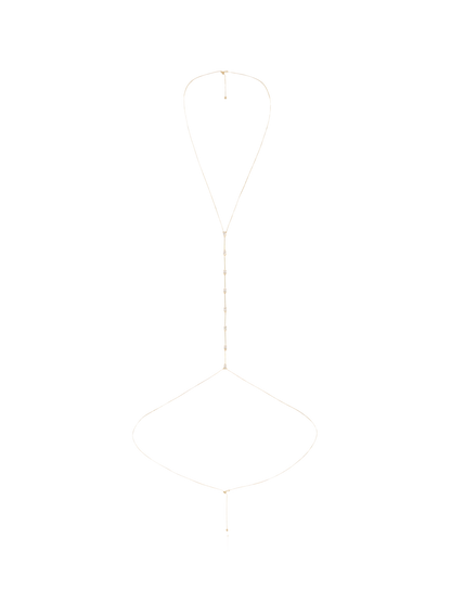 Hera Diamond Cascade Bodychain - Nisi Jewelry - Delux Jewels  Luxury jewelry  Fine jewelry  Designer jewelry  High-end jewelry  Premium jewelry  Elegant jewelry Diamond rings  Gold necklaces  Gemstone earrings  Luxury bracelets  Statement jewelry  Wedding bands  Engagement rings  Custom jewelry Buy luxury jewelry online  Affordable luxury jewelry  Handmade fine jewelry  Jewelry for gifts  Unique jewelry pieces  Jewelry store online