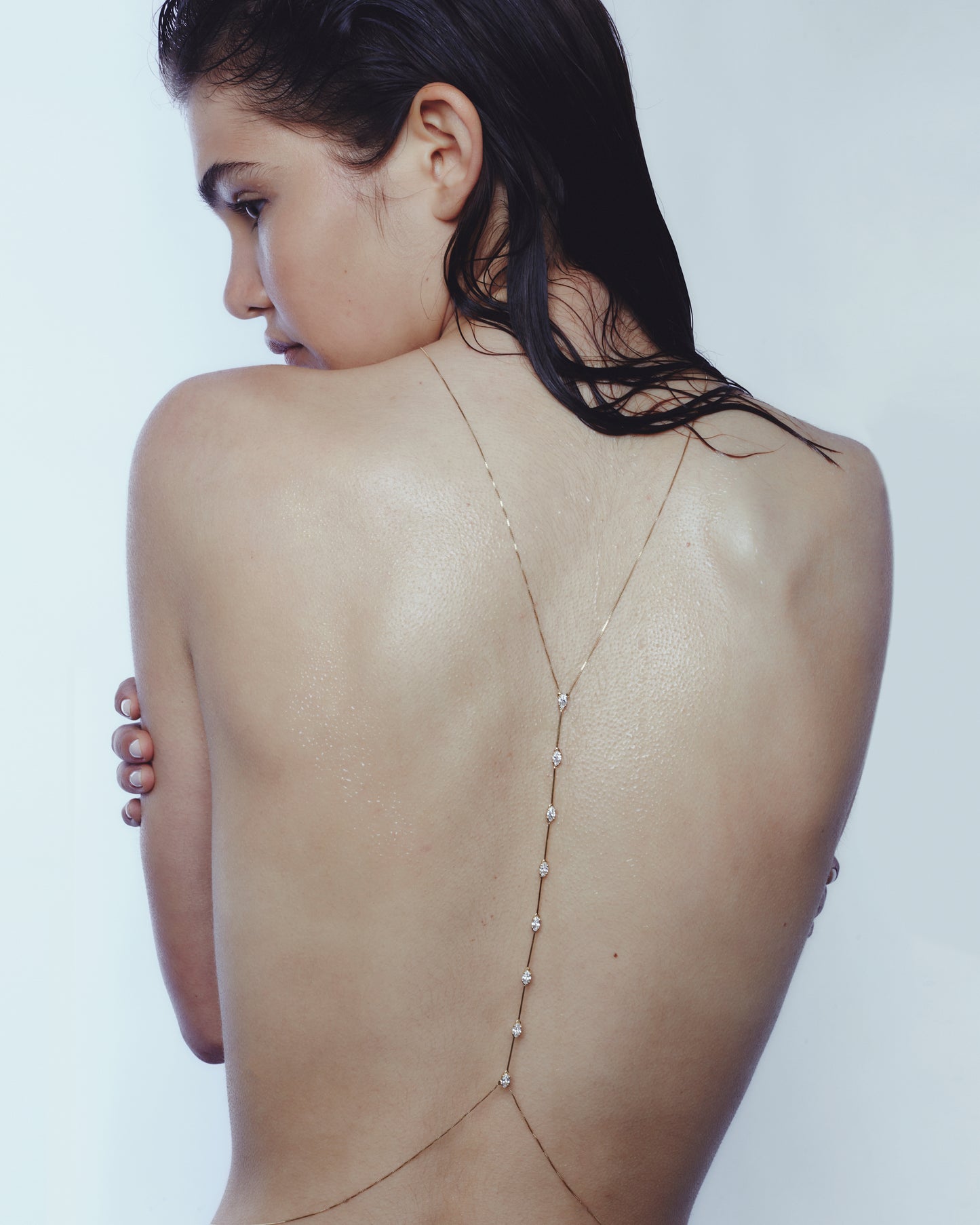 Hera Diamond Cascade Bodychain - Nisi Jewelry - Delux Jewels  Luxury jewelry  Fine jewelry  Designer jewelry  High-end jewelry  Premium jewelry  Elegant jewelry Diamond rings  Gold necklaces  Gemstone earrings  Luxury bracelets  Statement jewelry  Wedding bands  Engagement rings  Custom jewelry Buy luxury jewelry online  Affordable luxury jewelry  Handmade fine jewelry  Jewelry for gifts  Unique jewelry pieces  Jewelry store online