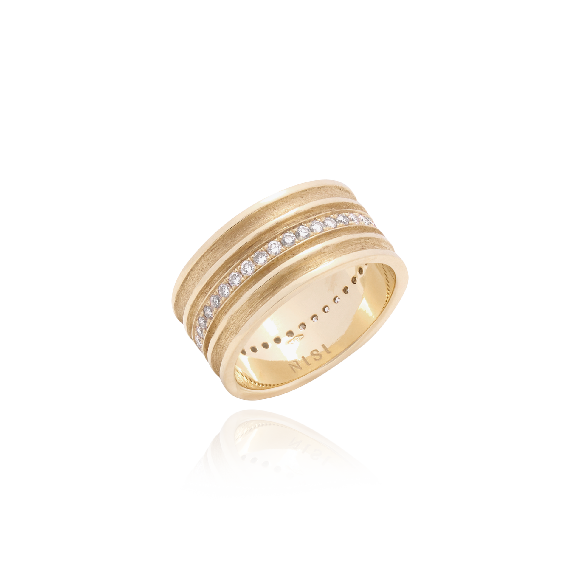 Rea Pavé Diamond Etrusque Gold Band - Nisi Jewelry - Delux Jewels  Luxury jewelry  Fine jewelry  Designer jewelry  High-end jewelry  Premium jewelry  Elegant jewelry Diamond rings  Gold necklaces  Gemstone earrings  Luxury bracelets  Statement jewelry  Wedding bands  Engagement rings  Custom jewelry Buy luxury jewelry online  Affordable luxury jewelry  Handmade fine jewelry  Jewelry for gifts  Unique jewelry pieces  Jewelry store online