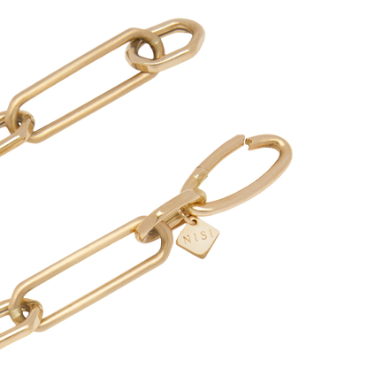 Aura Yellow Gold Link Bracelet - Nisi Jewelry - Delux Jewels  Luxury jewelry  Fine jewelry  Designer jewelry  High-end jewelry  Premium jewelry  Elegant jewelry Diamond rings  Gold necklaces  Gemstone earrings  Luxury bracelets  Statement jewelry  Wedding bands  Engagement rings  Custom jewelry Buy luxury jewelry online  Affordable luxury jewelry  Handmade fine jewelry  Jewelry for gifts  Unique jewelry pieces  Jewelry store online