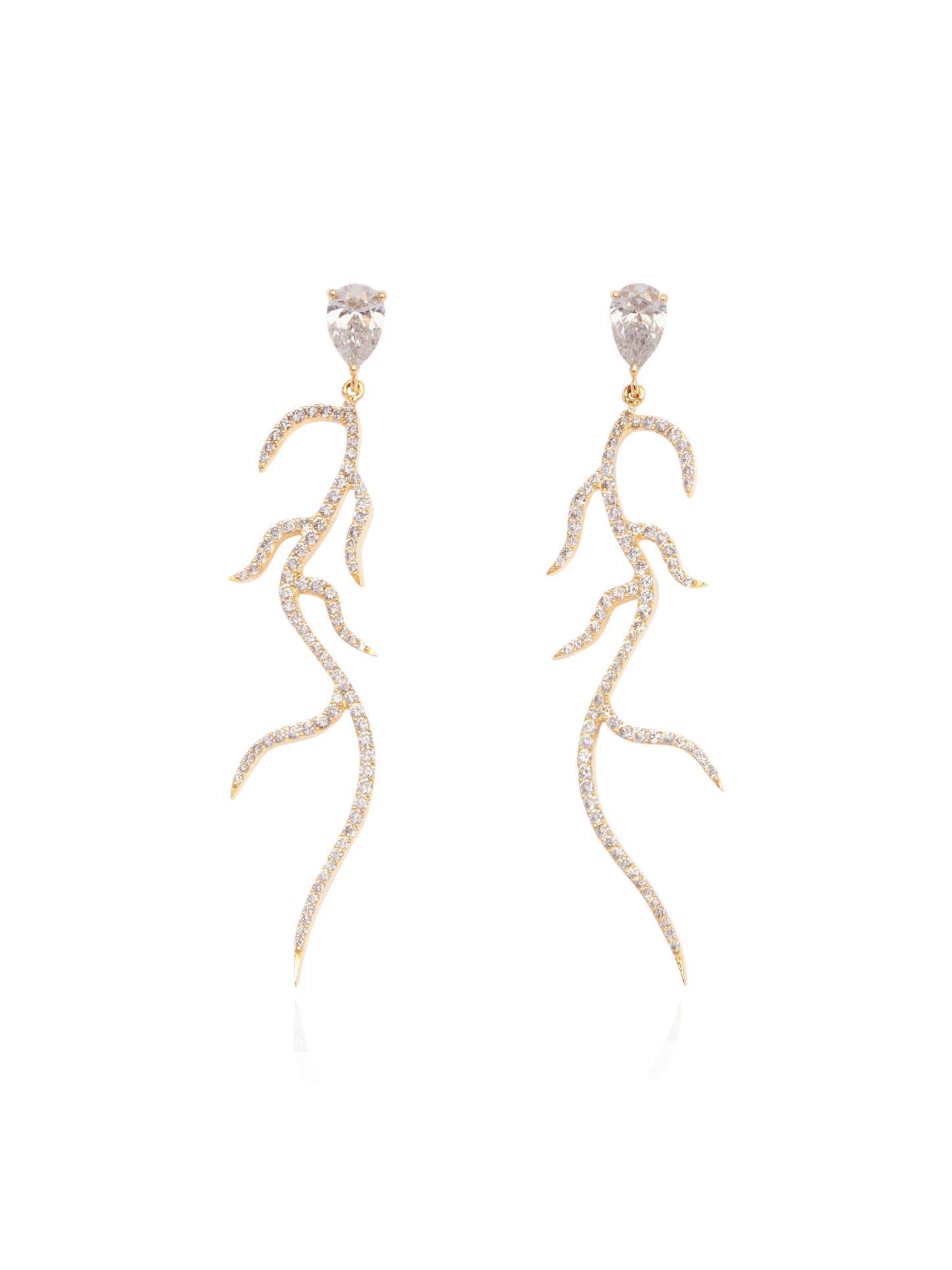 Pavé Diamond Alga Earrings - Nisi Jewelry - Delux Jewels  Luxury jewelry  Fine jewelry  Designer jewelry  High-end jewelry  Premium jewelry  Elegant jewelry Diamond rings  Gold necklaces  Gemstone earrings  Luxury bracelets  Statement jewelry  Wedding bands  Engagement rings  Custom jewelry Buy luxury jewelry online  Affordable luxury jewelry  Handmade fine jewelry  Jewelry for gifts  Unique jewelry pieces  Jewelry store online