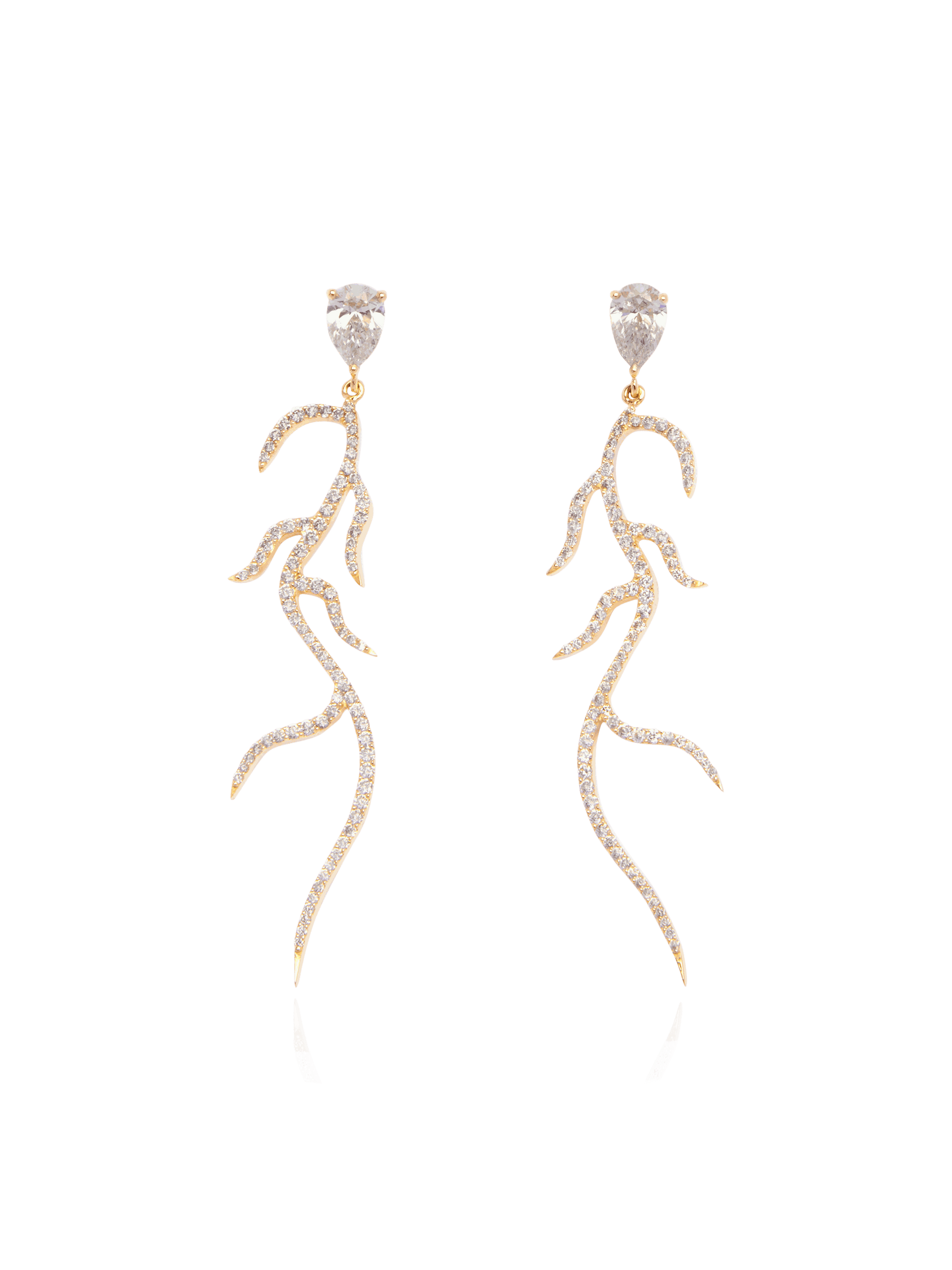 Pavé Diamond Alga Earrings - Nisi Jewelry - Delux Jewels  Luxury jewelry  Fine jewelry  Designer jewelry  High-end jewelry  Premium jewelry  Elegant jewelry Diamond rings  Gold necklaces  Gemstone earrings  Luxury bracelets  Statement jewelry  Wedding bands  Engagement rings  Custom jewelry Buy luxury jewelry online  Affordable luxury jewelry  Handmade fine jewelry  Jewelry for gifts  Unique jewelry pieces  Jewelry store online